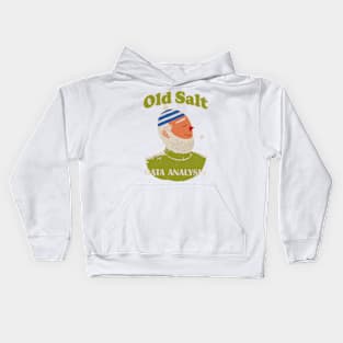 Old Salt Data Analysis Kids Hoodie